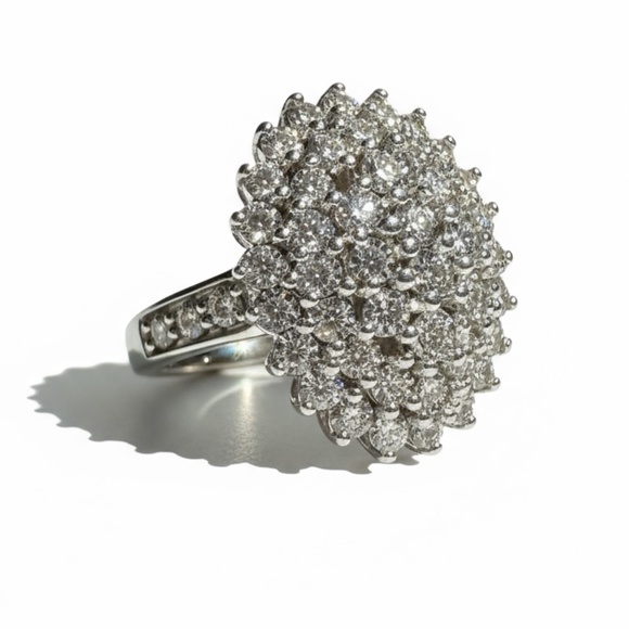 EFFY Sterling Silver & 0.23 TCW Diamond Ring  7 NWT - Picture 1 of 11